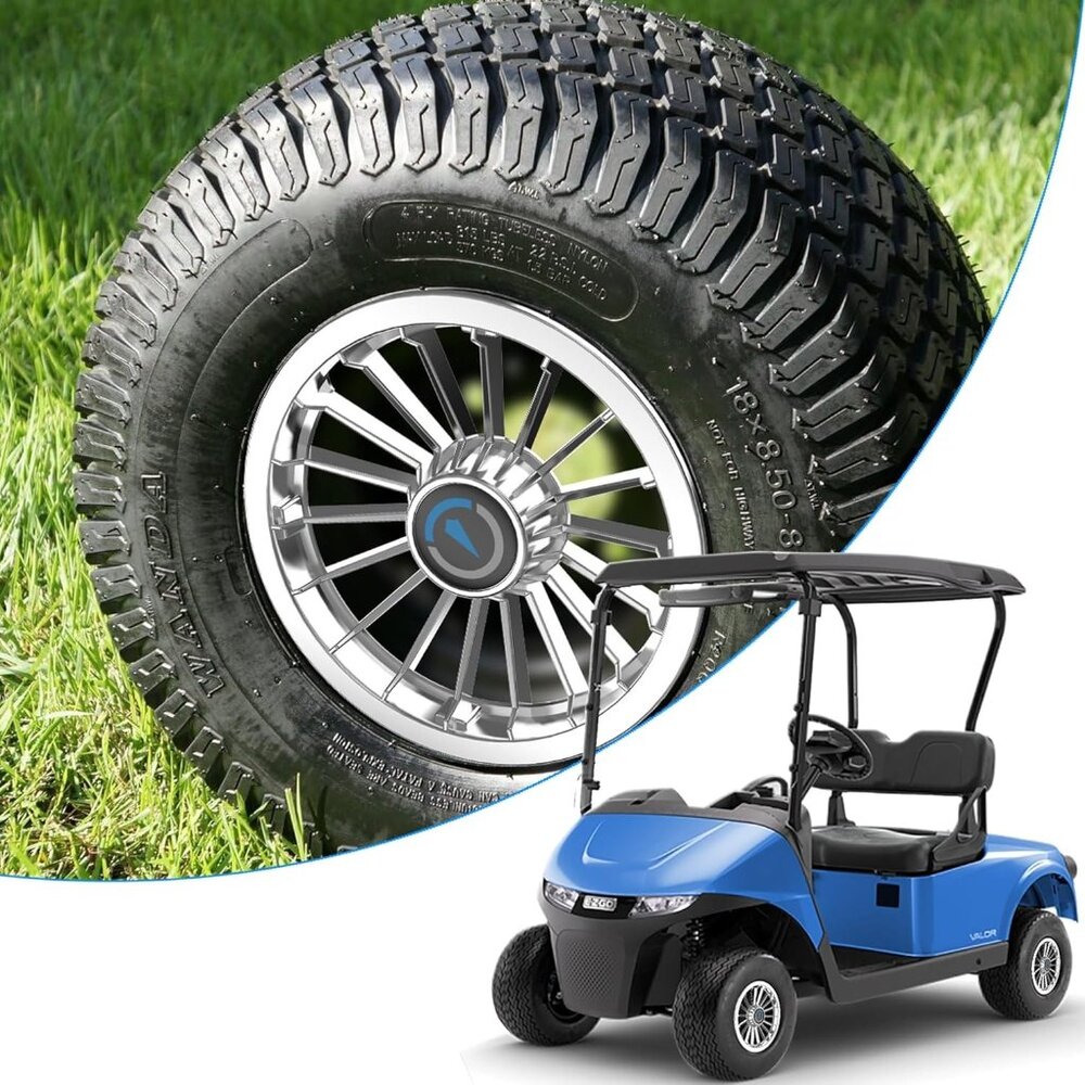 4 Set Golf Cart 8" Wheel Covers for EZGO/Club Car/Yamaha/Star Car/Excar/Icon New